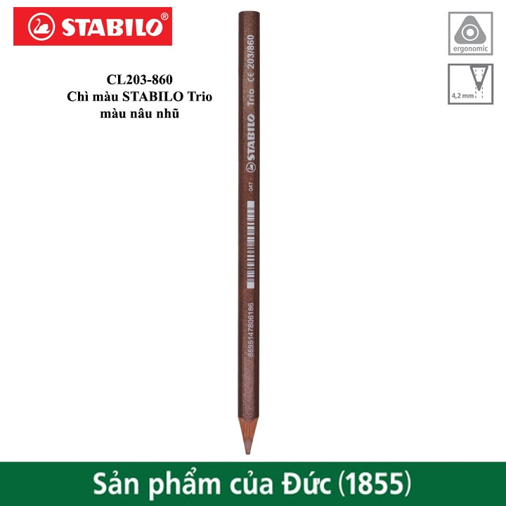 Bút chì màu STABILO Trio 28 màu lẻ