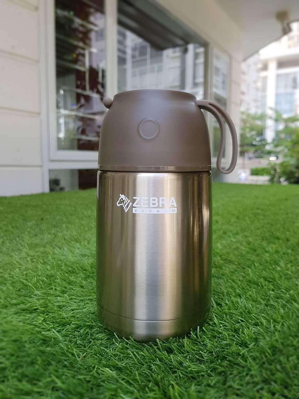 [HCM]Bình giữ nóng thức ăn Zebra 650ml