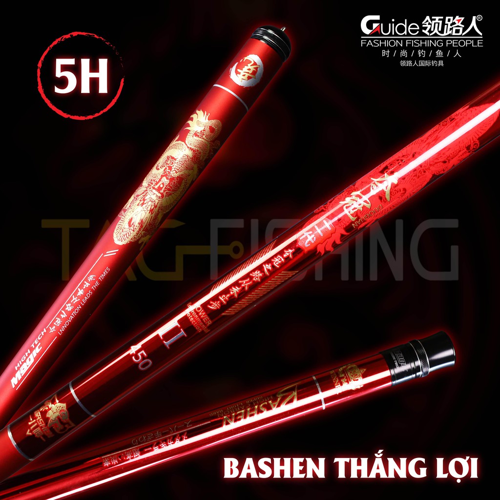 Cần Câu Tay Guide Bashen thắng lợi Đỏ 5H