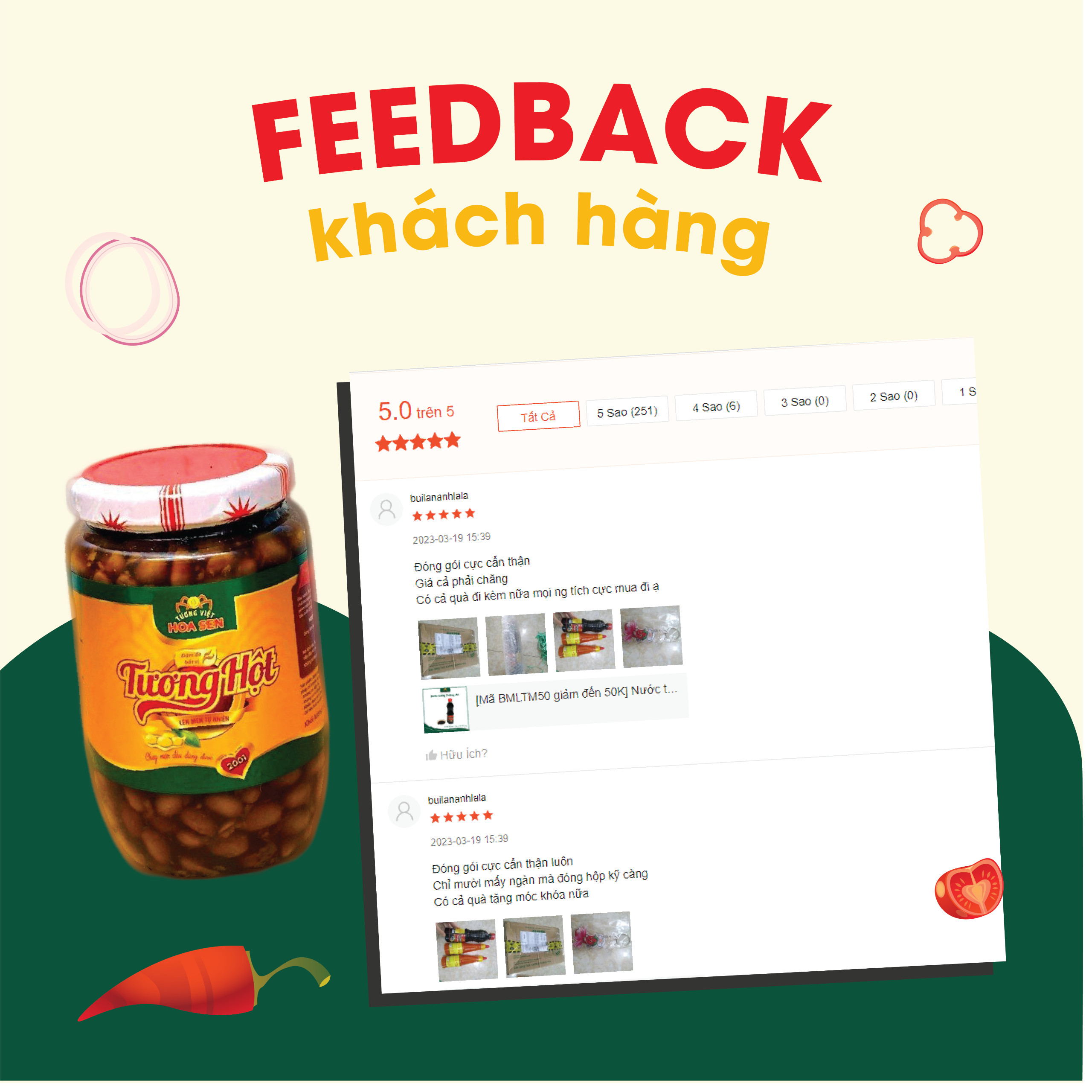 Tương Hột hủ thủy tinh 420g