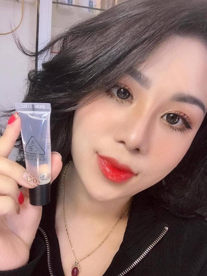 Son Bóng 3CE Glass Glow Trong Suốt
