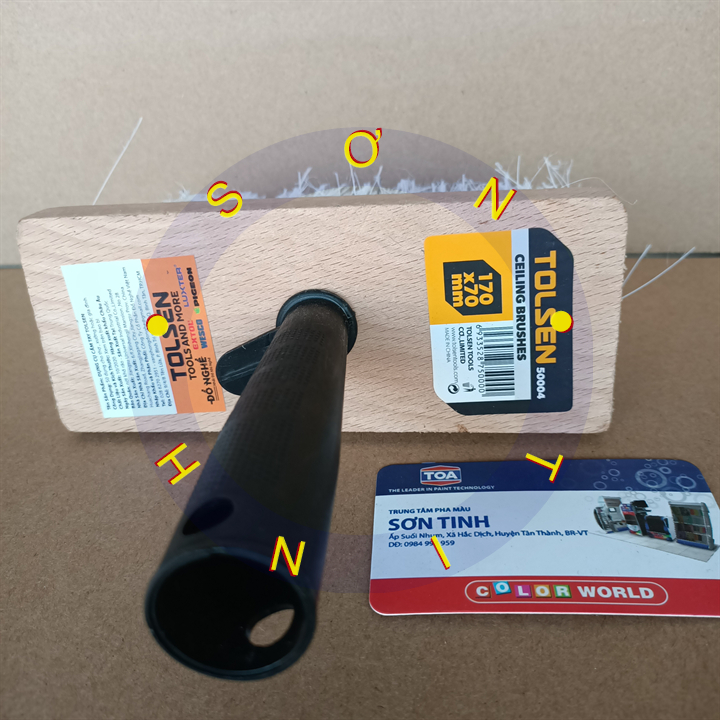 Chổi Cước Bảng Lớn 170mm x 70mm Ceiling Brushes Tolsen 50004