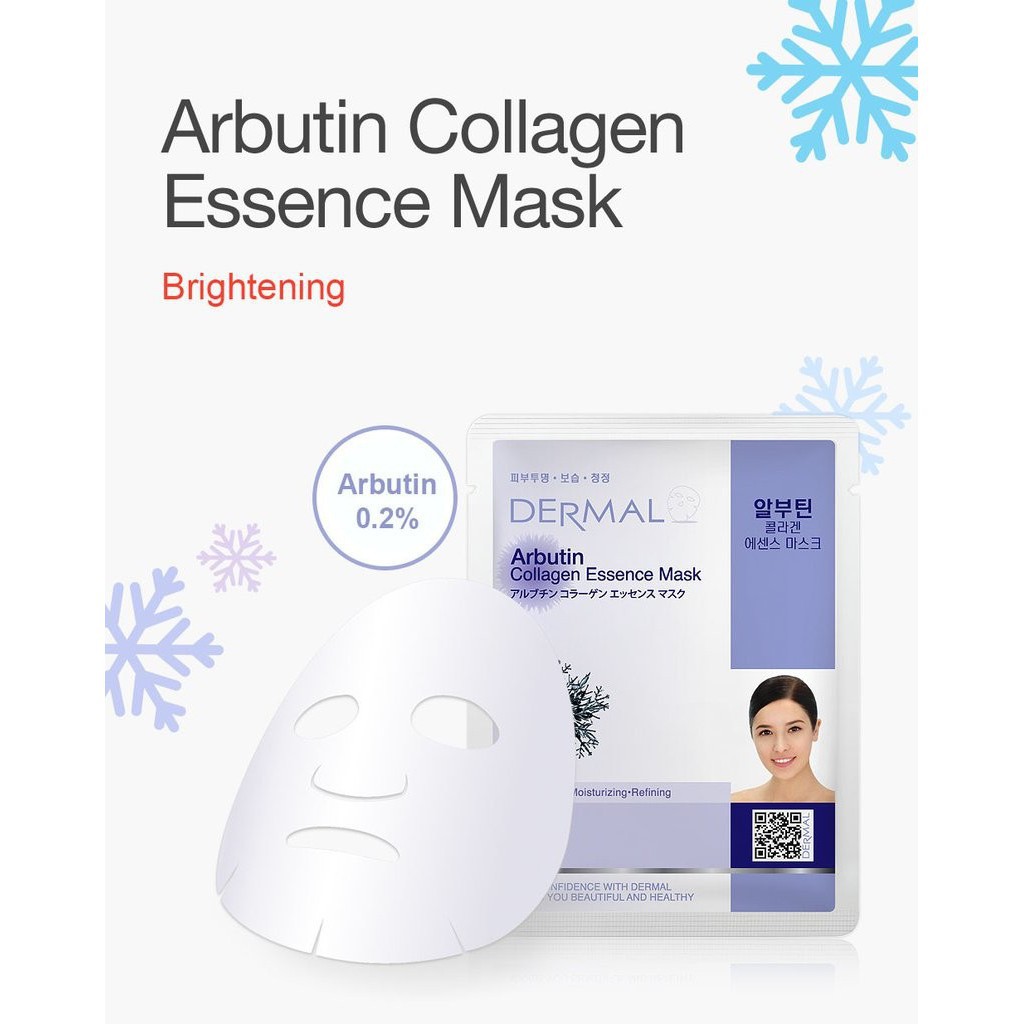 Mặt nạ Dermal dưỡng da tinh chất Arbutin 23g