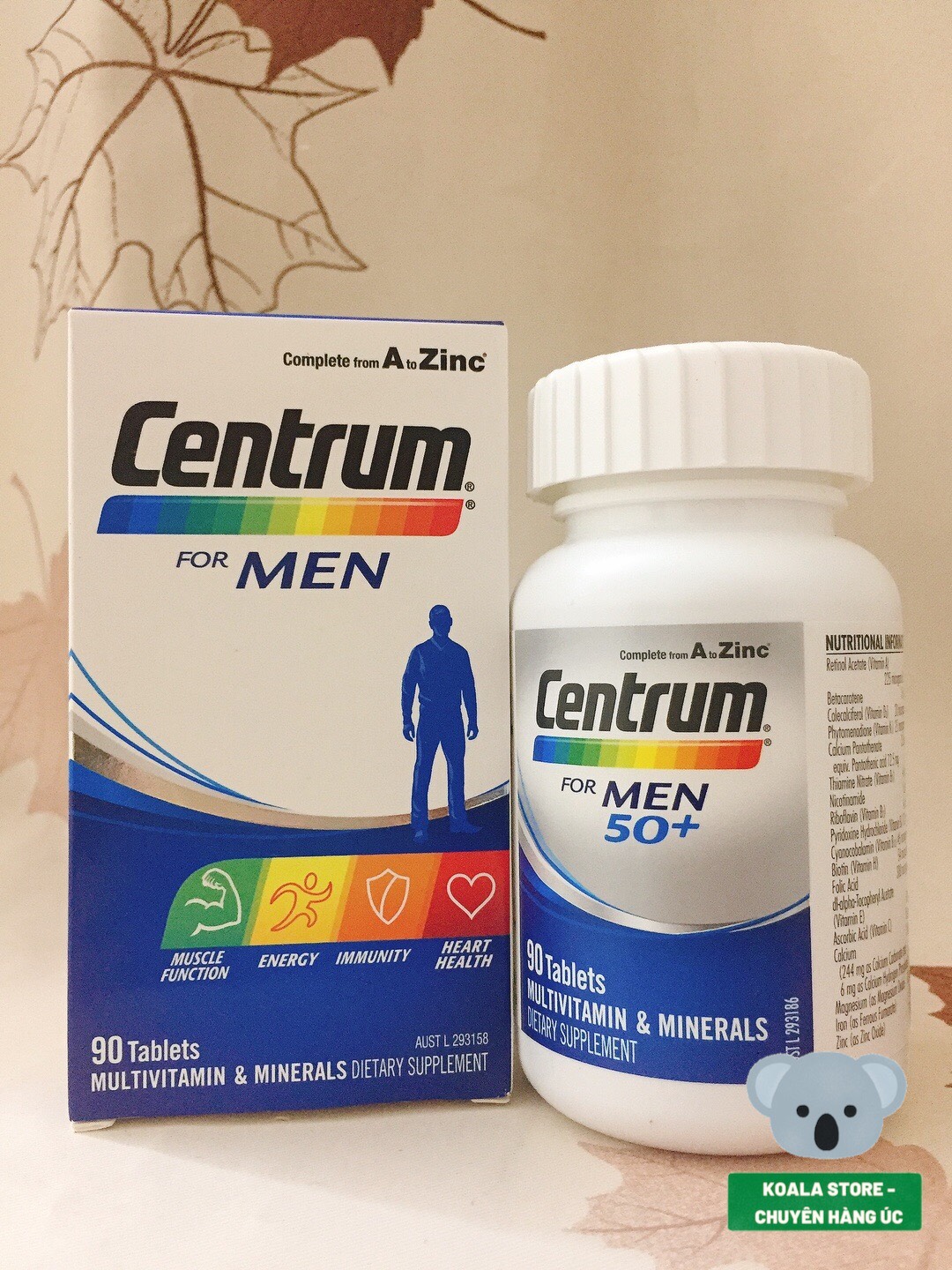Centrum For Men 50+ 90 Tablets