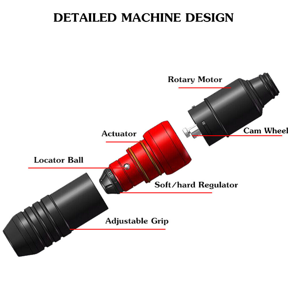 Hàng Mới Về 2022 Máy Xăm Rocket V3 Bút Xoay Với Động Cơ Nhật Bản Mạnh Mẽ Yên Tĩnh Cho Ống Lót Và Đổ Bóng