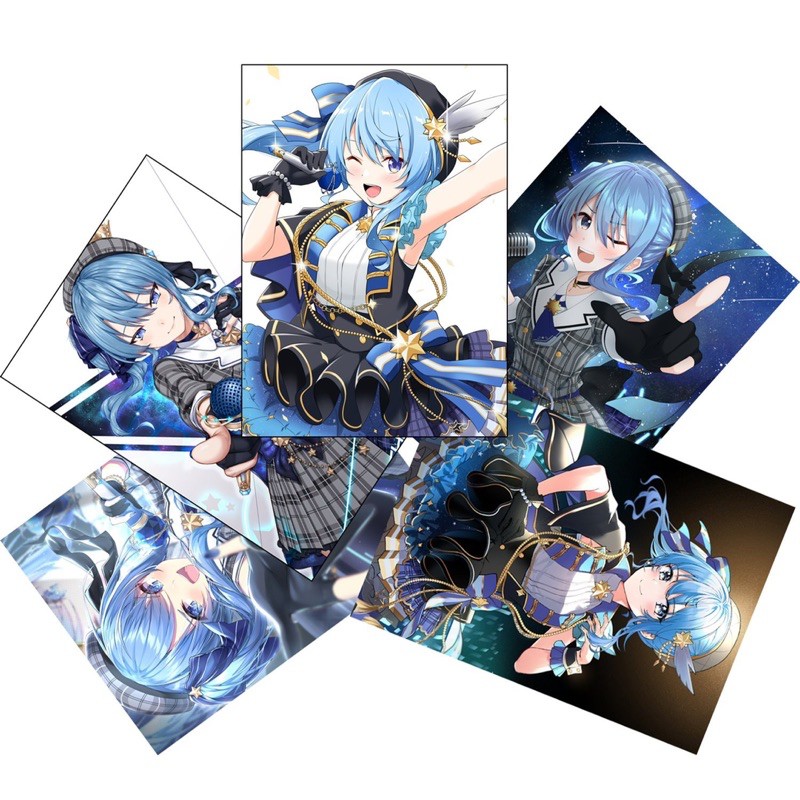 3-5 póter a4 Hoshimachi Suisei -Hololive/ tranh ảnh Hoshimachi Suisei -Hololive