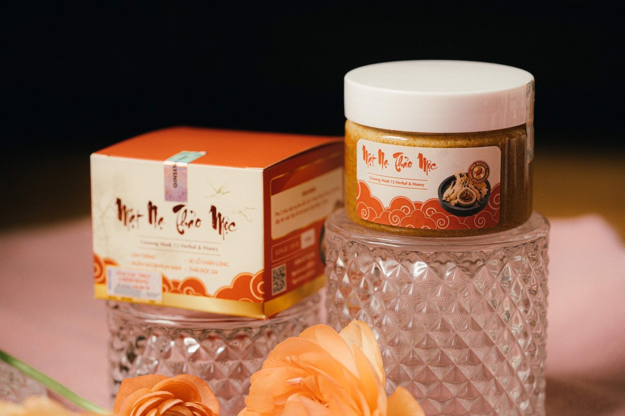 Mặt nạ gói Ngọc Sâm - Ngừa Mụn Trắng Da