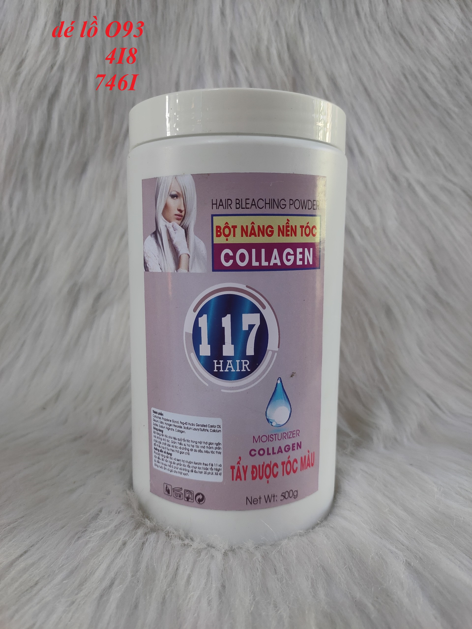 Bột tẩy tóc 117 xpro loại tốt, hủ 500gram