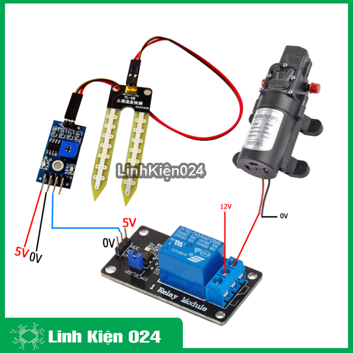 Module cảm biến đo độ ẩm trong đất
