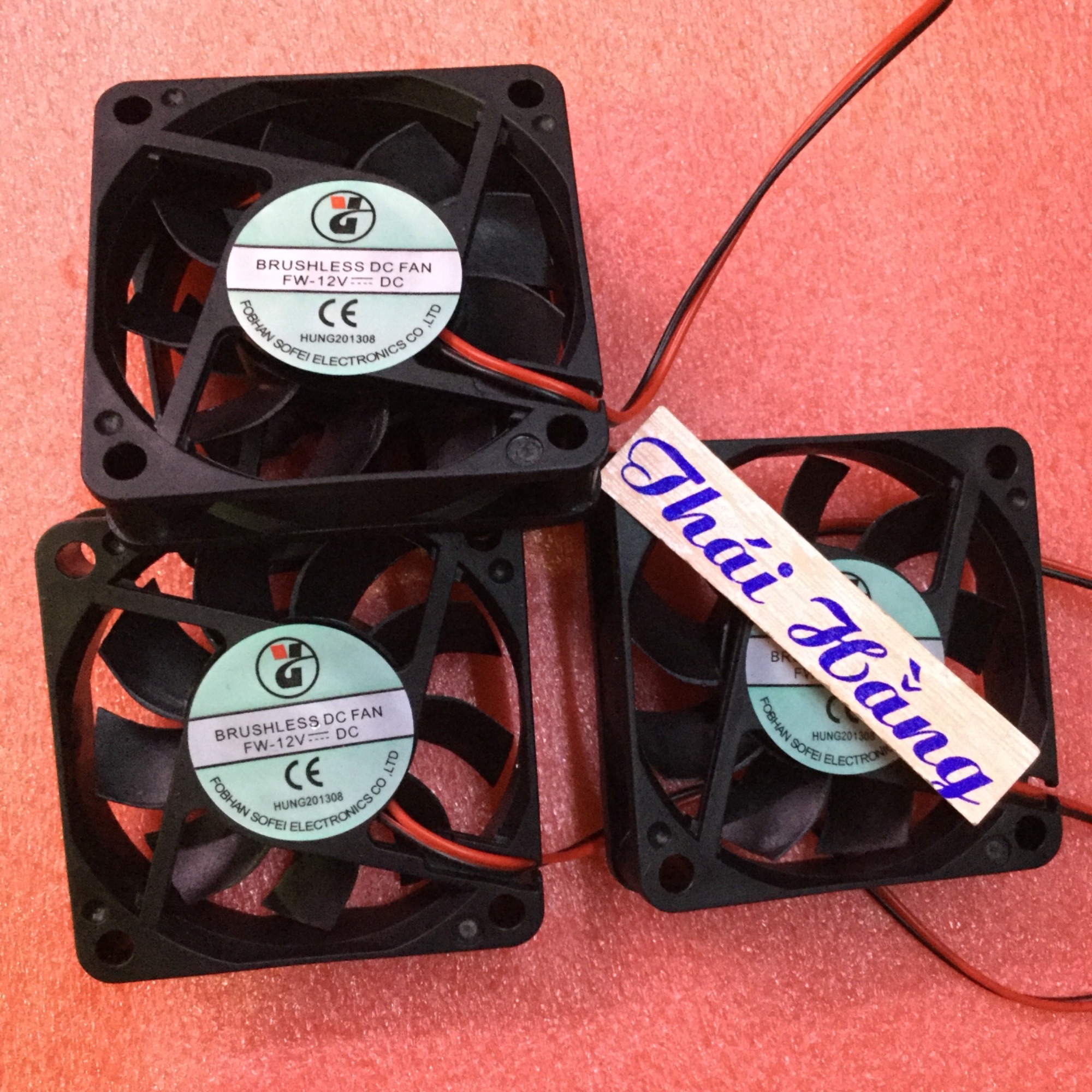 Quạt 6x6x1 cm 12 v