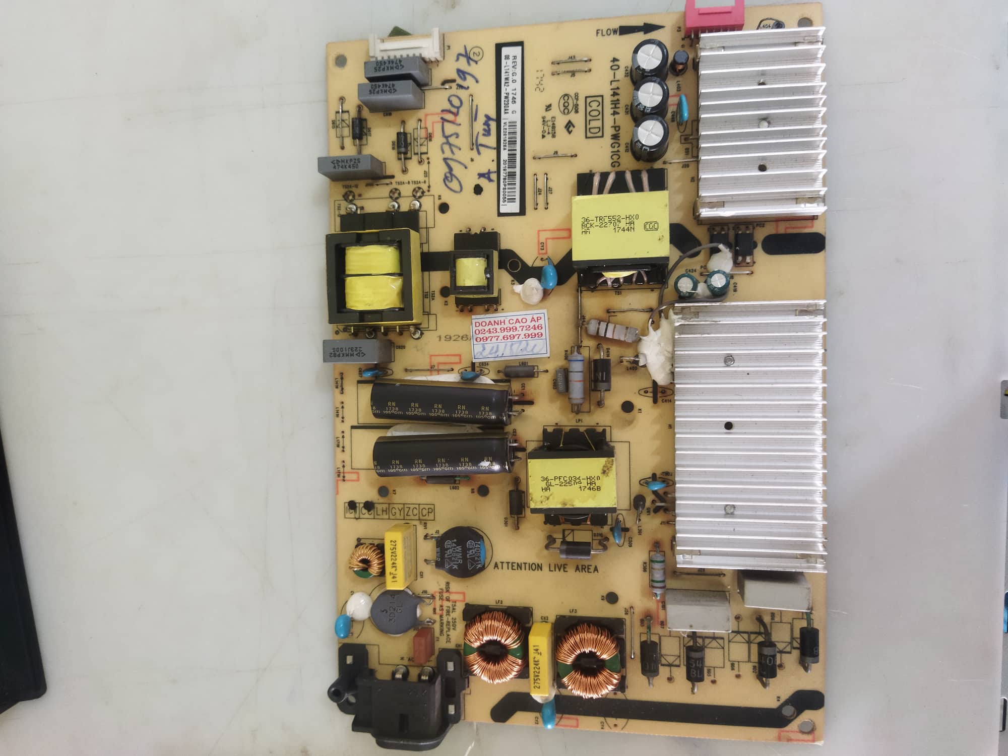 bo nguồn TCL 49P3 ( sp996 d9)