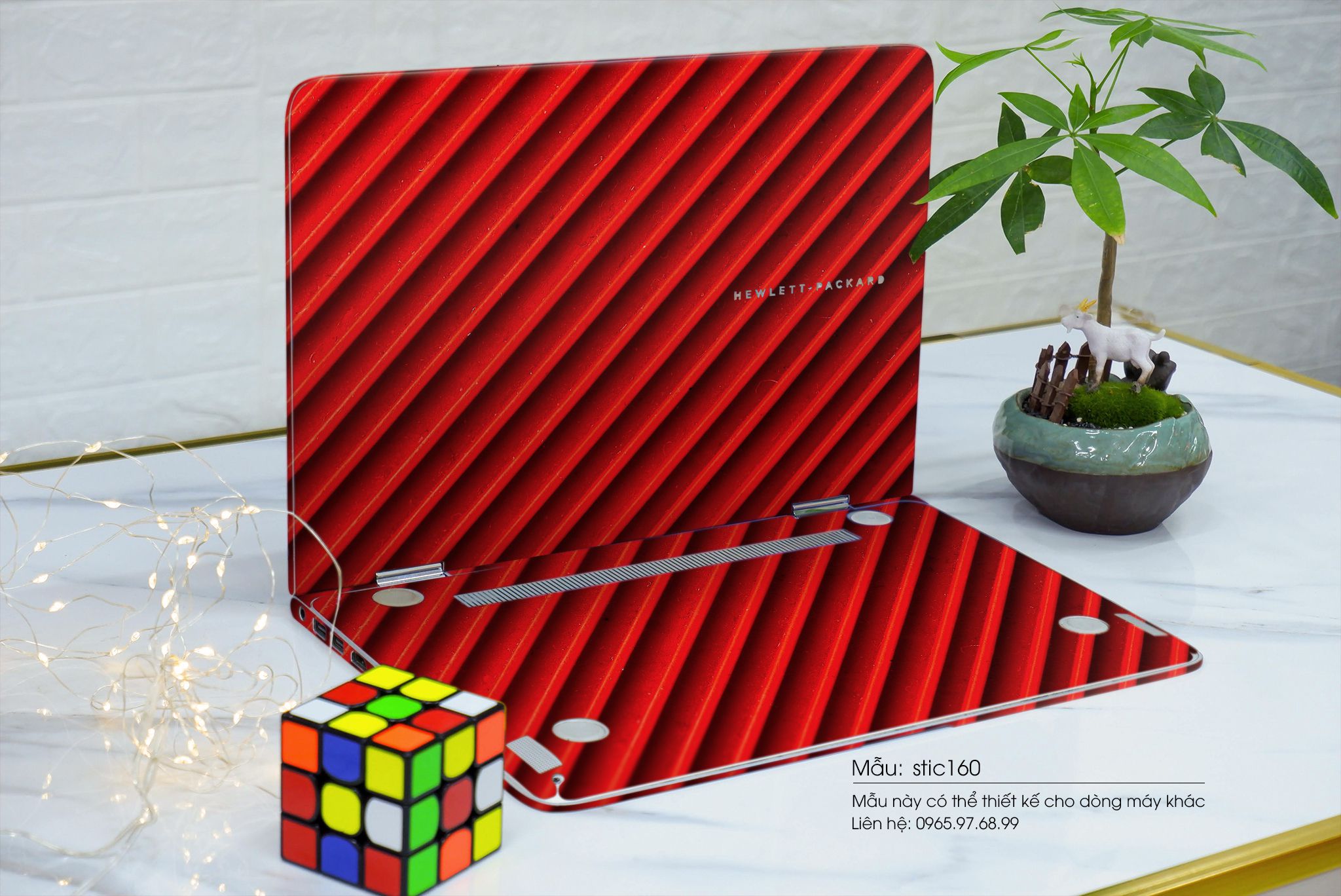 Decal Skin dán Macbook, laptop mẫu Hoa văn sticker (inbox mã máy cho shop)