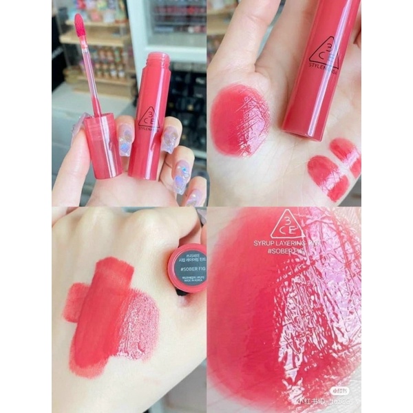 [HOÀN TIỀN 15%]Son Bóng 3CE SYRUP LAYERING TINT