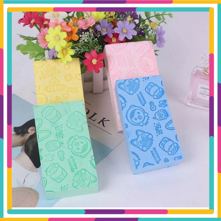 Bông tắm kì ghét-Bọt biển kì tắm cho mẹ và bé-Bọt biển kỳ tắm sạch ghét hiệu quả