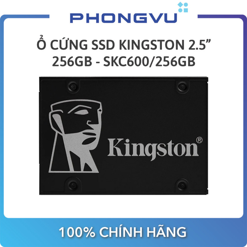 Bảng giá Ổ cứng SSD Kingston 256GB 2.5 Sata (SKC600/256G) -  Bảo hành 60 tháng Phong Vũ