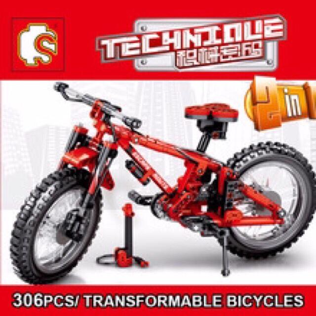 Lắp ráp Lego technic 703302 - Mô hình xe đạp leo núi 306 chi tiết