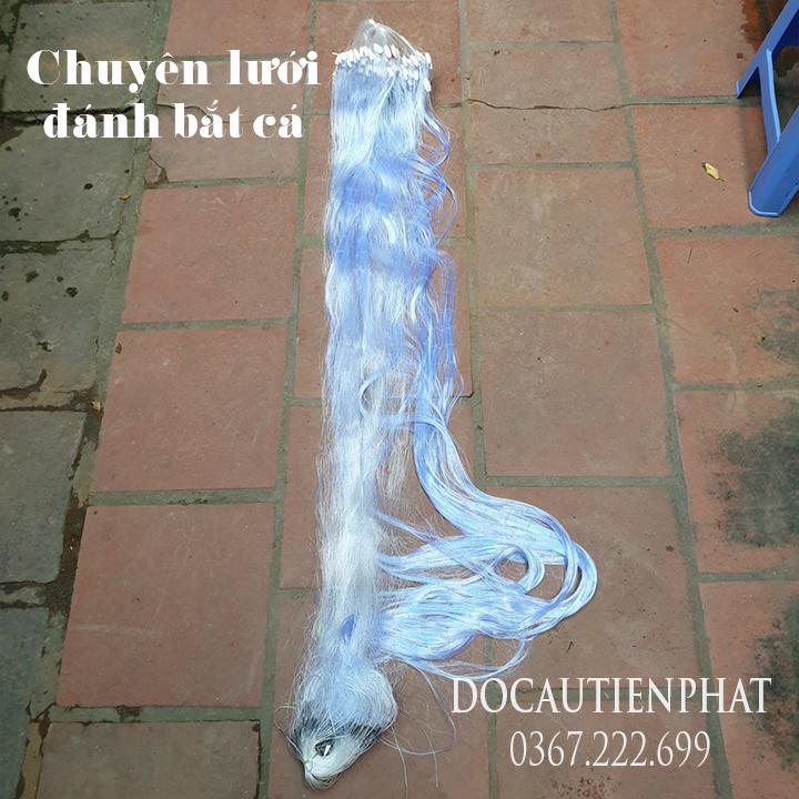 lưới cá, lưới đánh cá ba màn mắt 7cm và 8cm cao 1m2 dài 70m