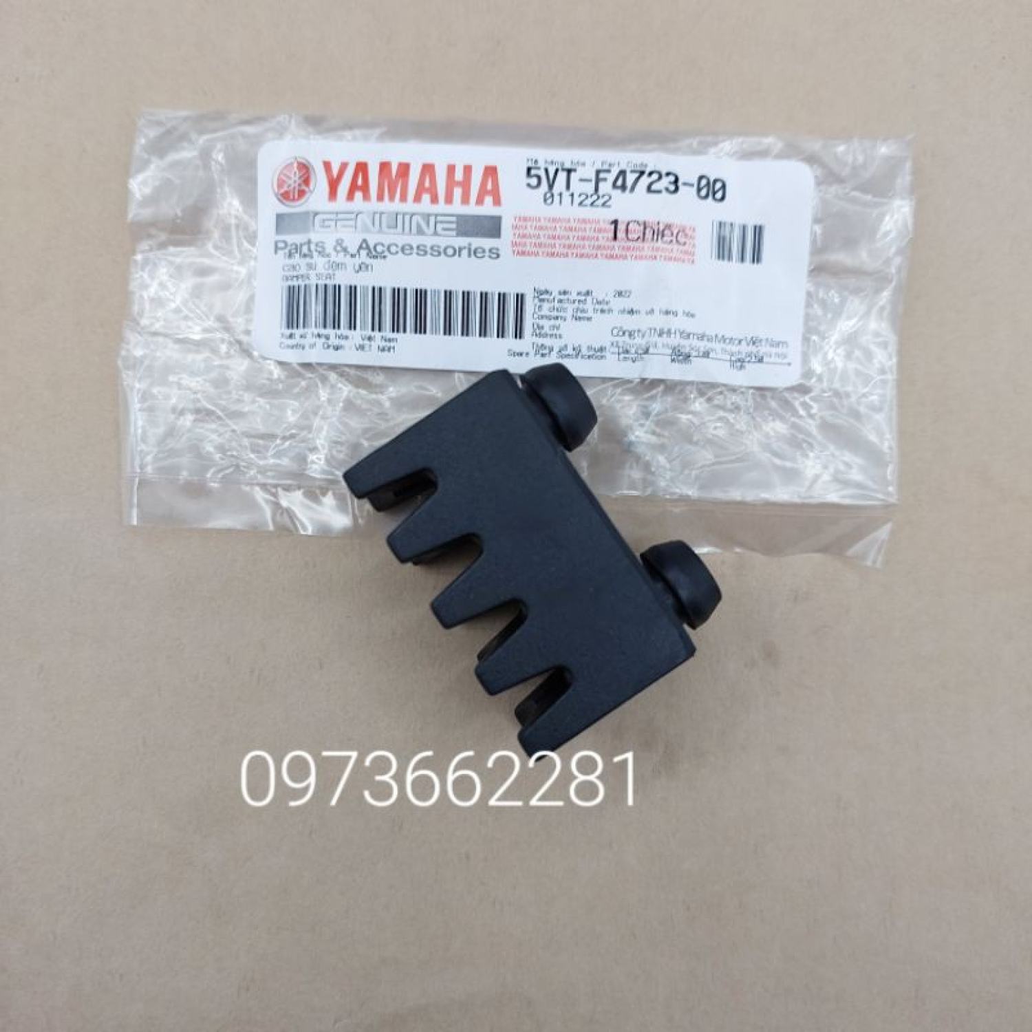 Cao su đệm yên ngồi xe exciter 135 ,sirius, jupiter... zin