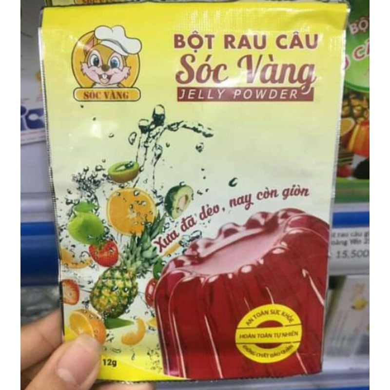 HỘP BỘT RAU CÂU DẺO SÓC VÀNG