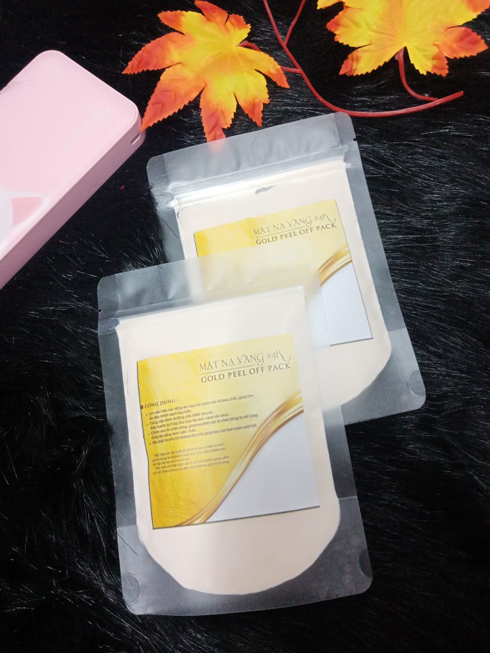 [HCM]100 gram mask dẻo vàng 24k - tặng muỗng