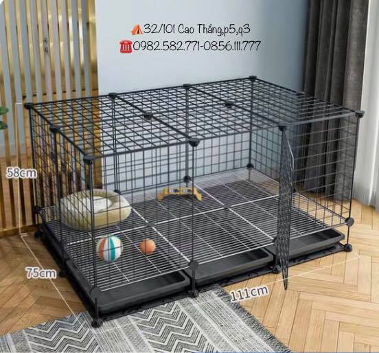 Chuồng quây kín kèm khay vệ sinh size 45