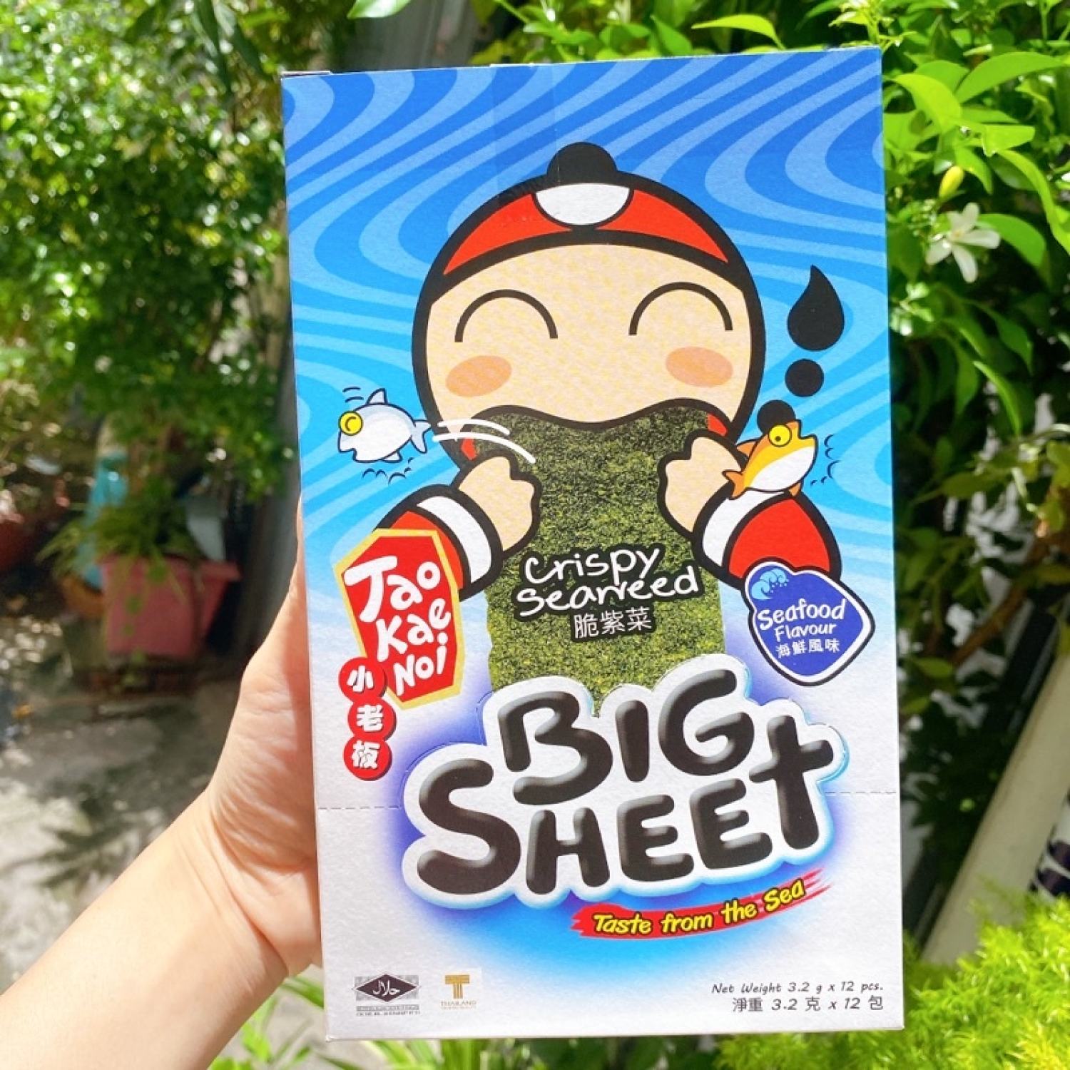 Rong Biển Big Sheet 3.2g (Hộp 12 Gói)