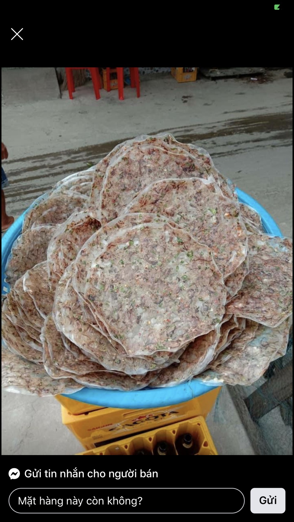 Bánh tráng khô mực ( Đặc sản sông đốc cà mau) 0.5kg