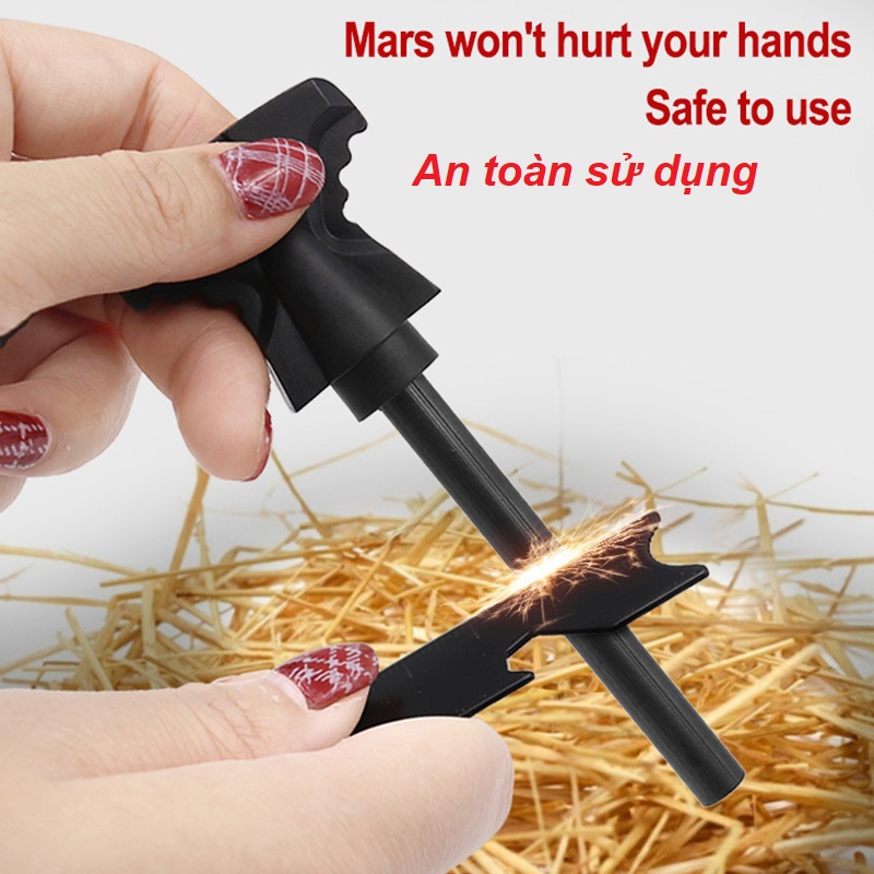 DỤNG CỤ SINH TỒN ĐÁNH LỬA CẮM TRẠI NGOÀI TRỜI. 917