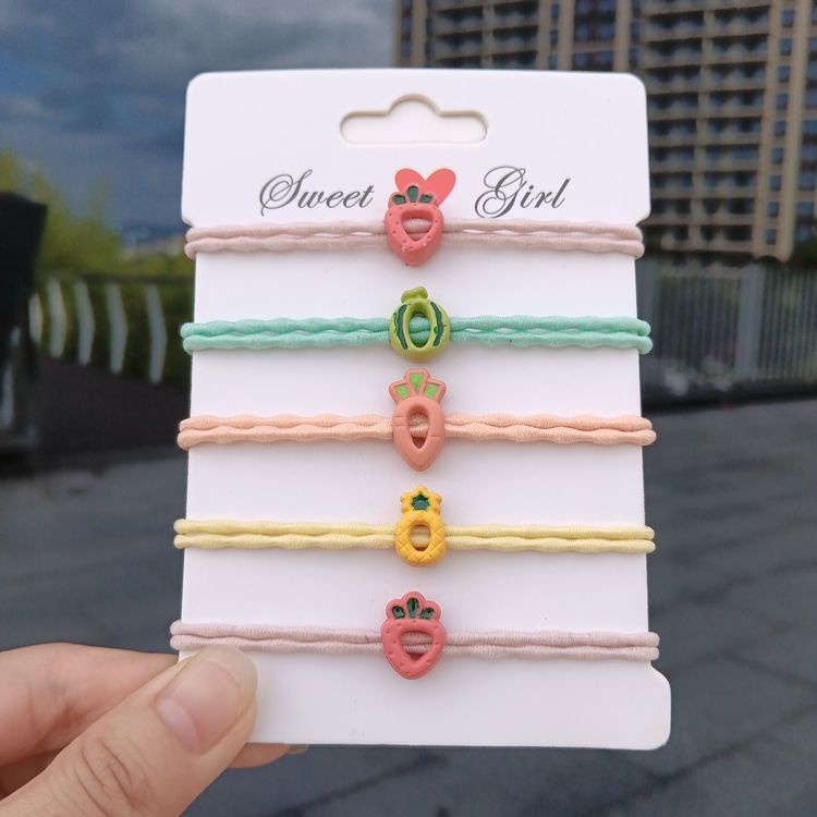 Set 10 dây chun buộc tóc xinh xắn nhiều mẫu