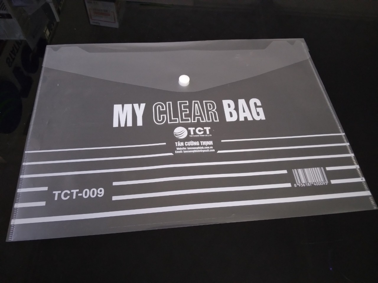 [SIÊU RẺ] Tập 20 túi clear bag khổ A4 TCT009 mỏng dai