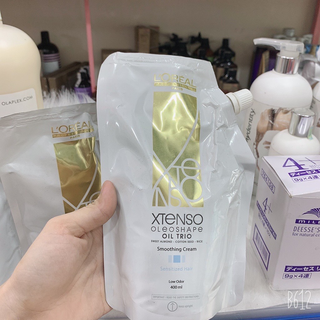 KEM UỐN VÀ DUỖI TÓC LOREAL X-TENSO 400ML