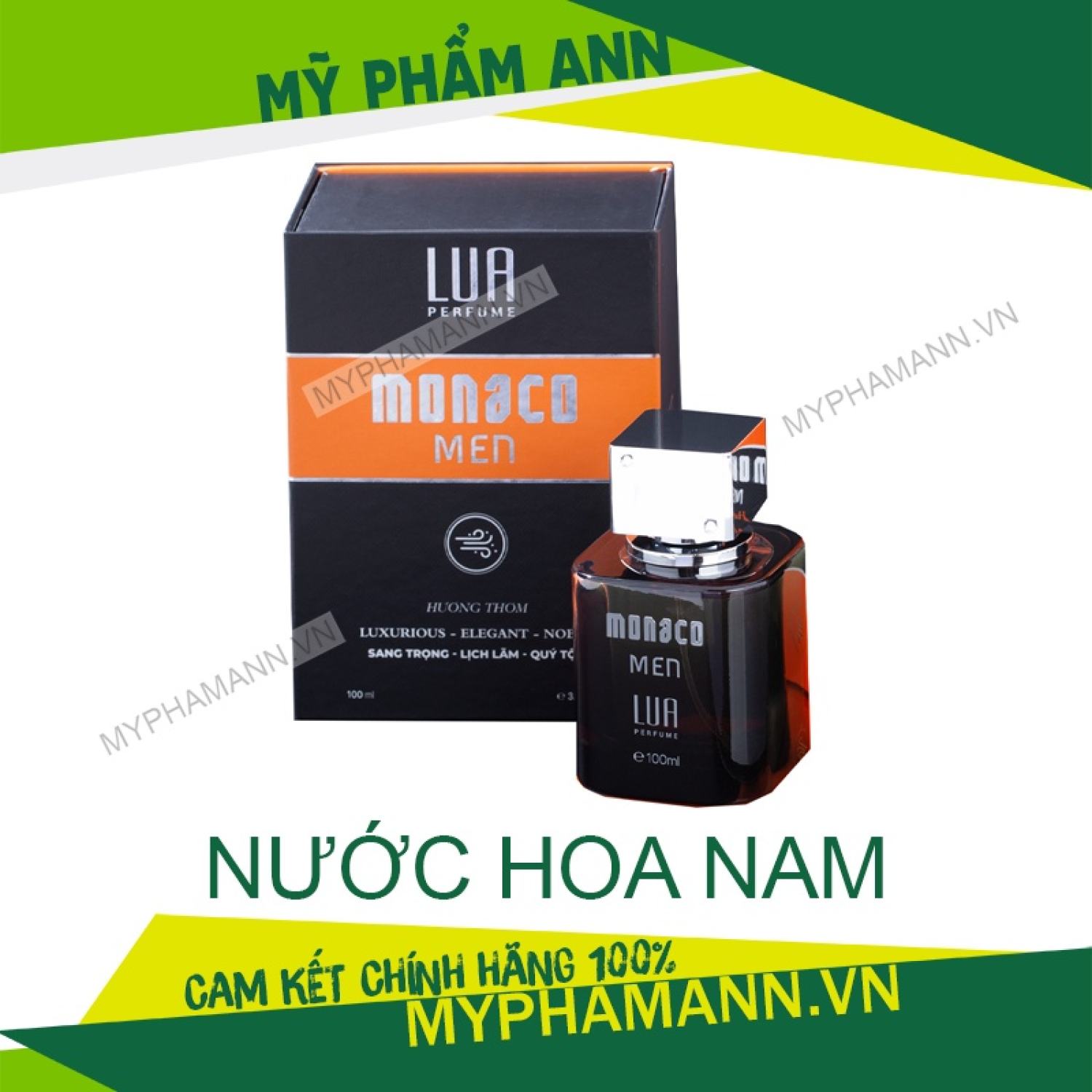 Nước hoa nam cao cấp monaco men lua perfume chính hãng 100ml