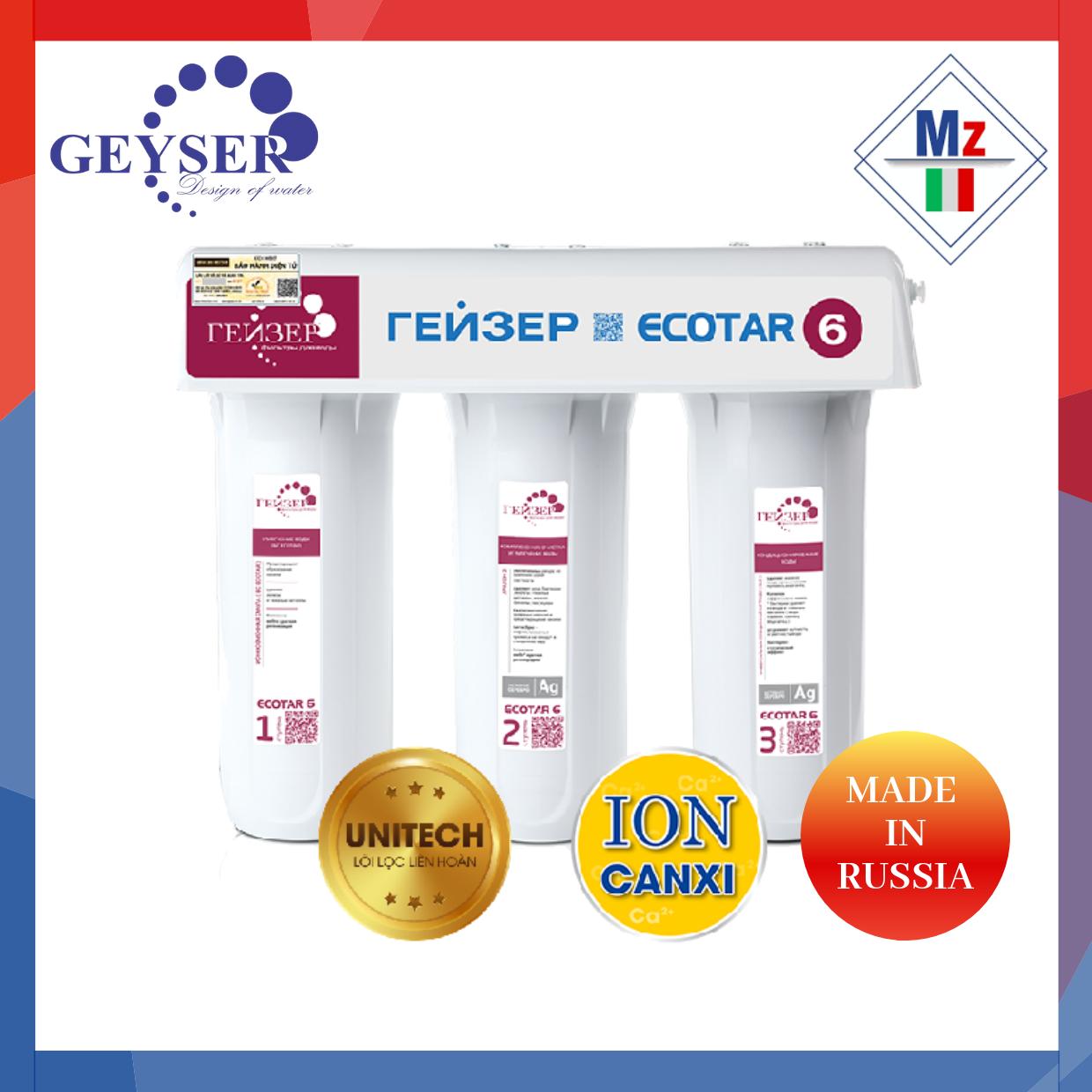 Máy lọc nước Nano ion canxi Ecotar 6