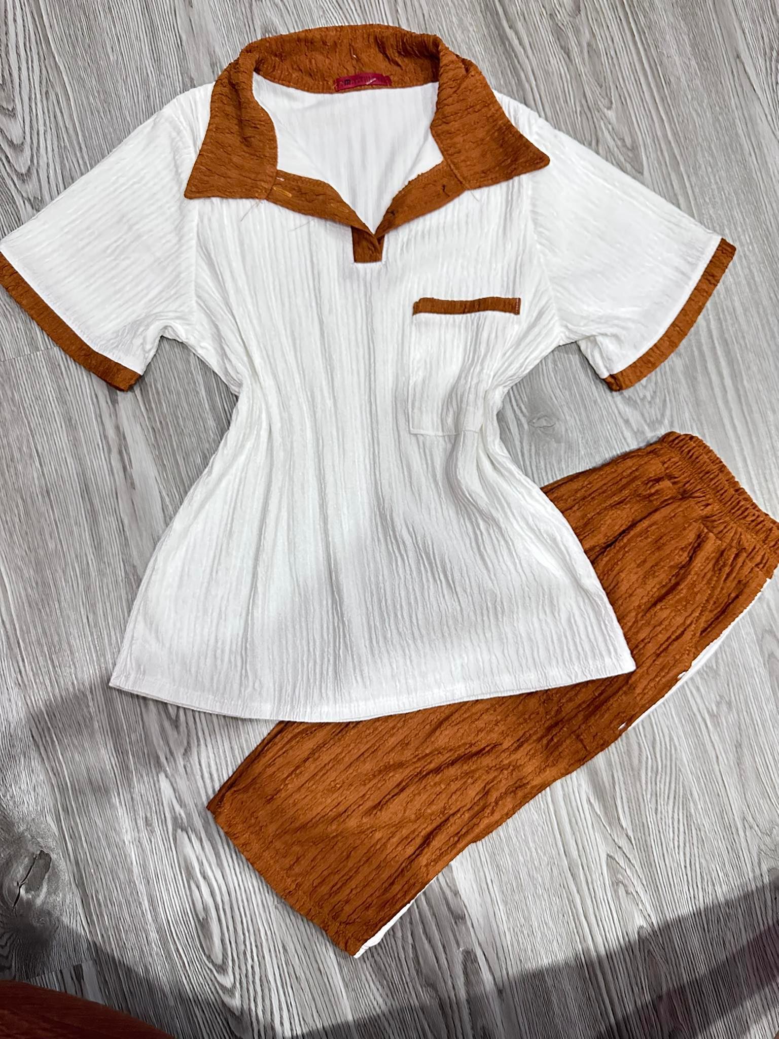 Set bộ đũi ngố cổ sơ mi thời trang siêu dễ thương
