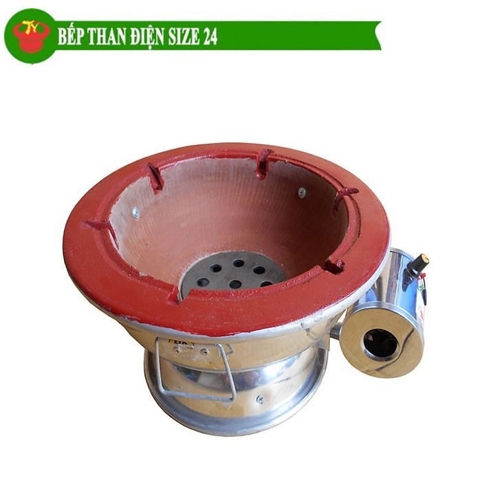 [HCM]Bếp than hoa quạt điện size 24cmTrí Việt