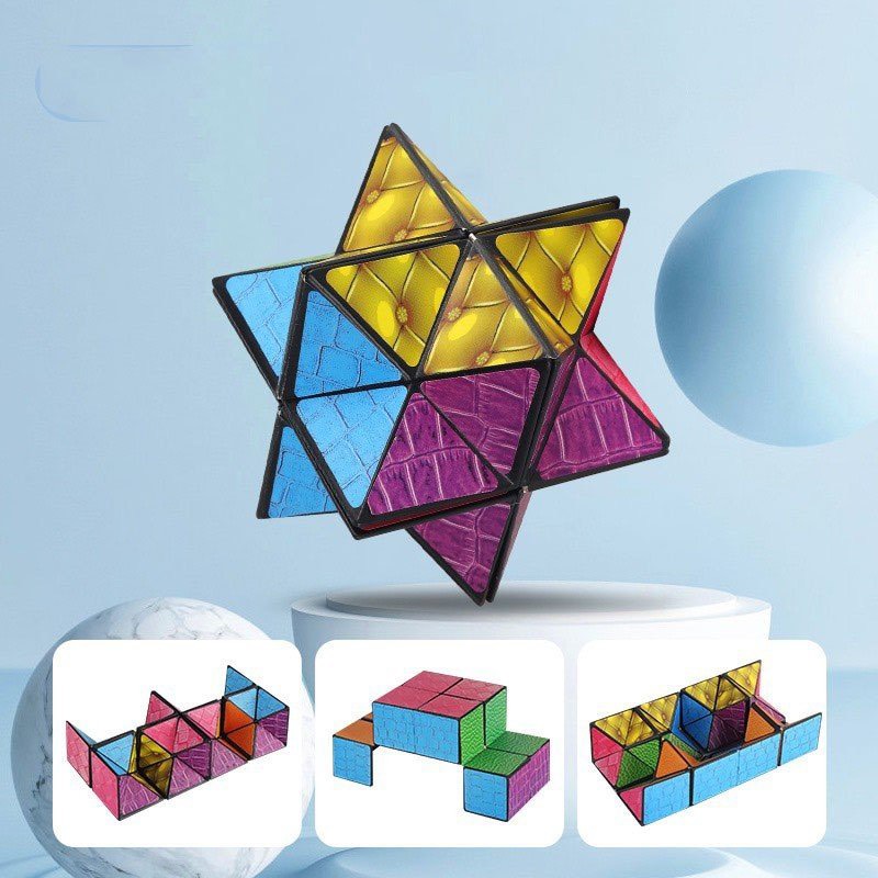 Đồ Chơi Khối Rubik 3D Thay Đổi Hình Dạng Độc Đáo Cho Bé