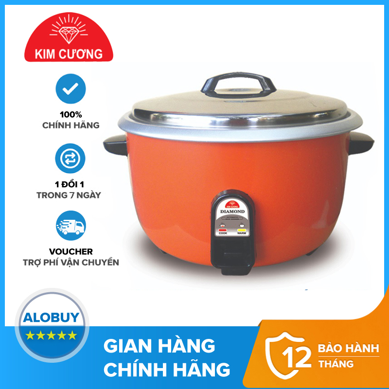 (CHỈ GIAO HCM) Nồi cơm điện nắp rời 8 lít Kim Cương KC-8R