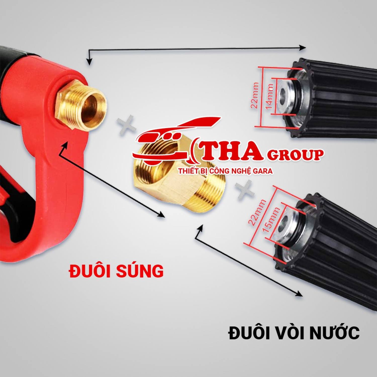 Súng rửa xe cao áp Lutian