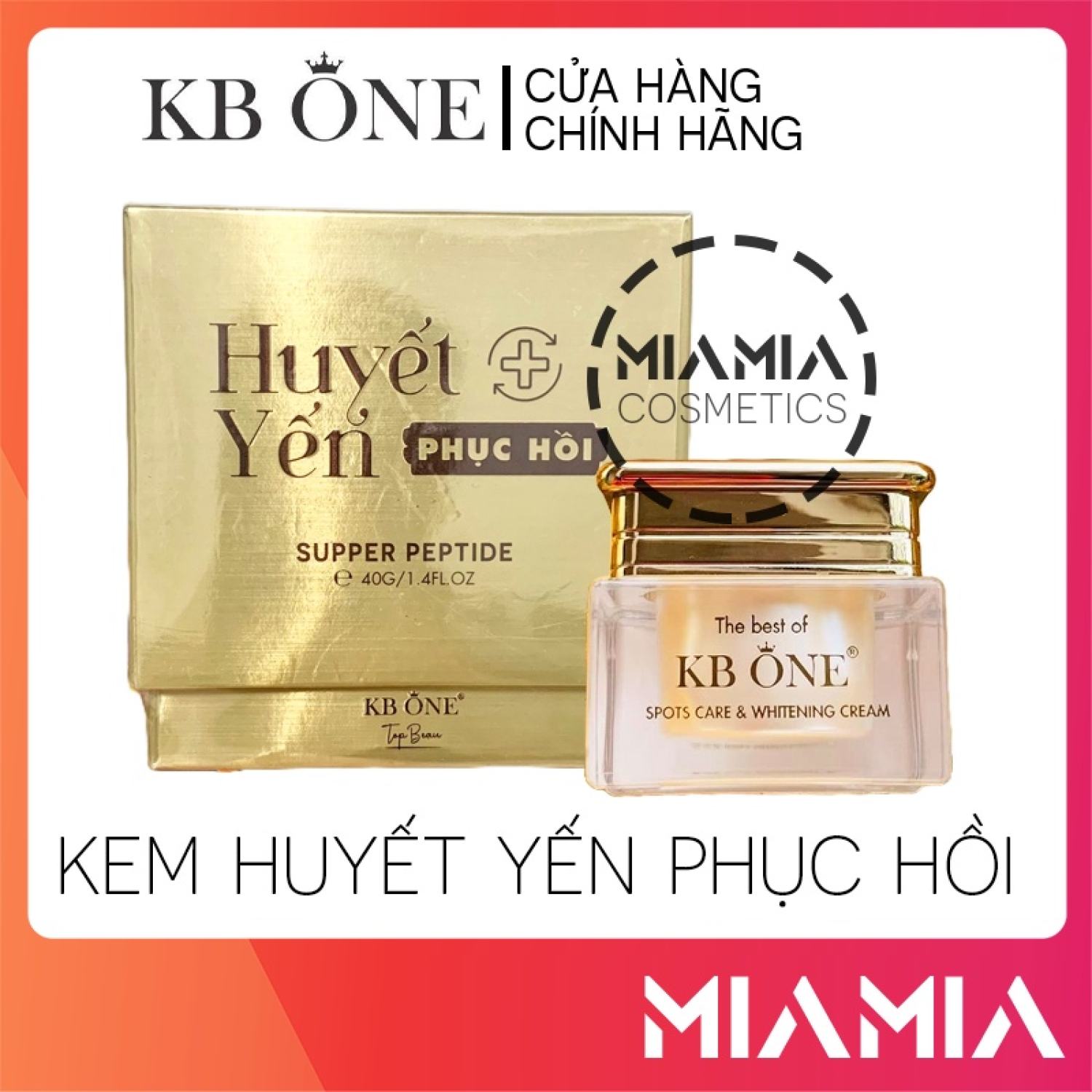 Kem face huyết yến phục hồi kb one chính hãng