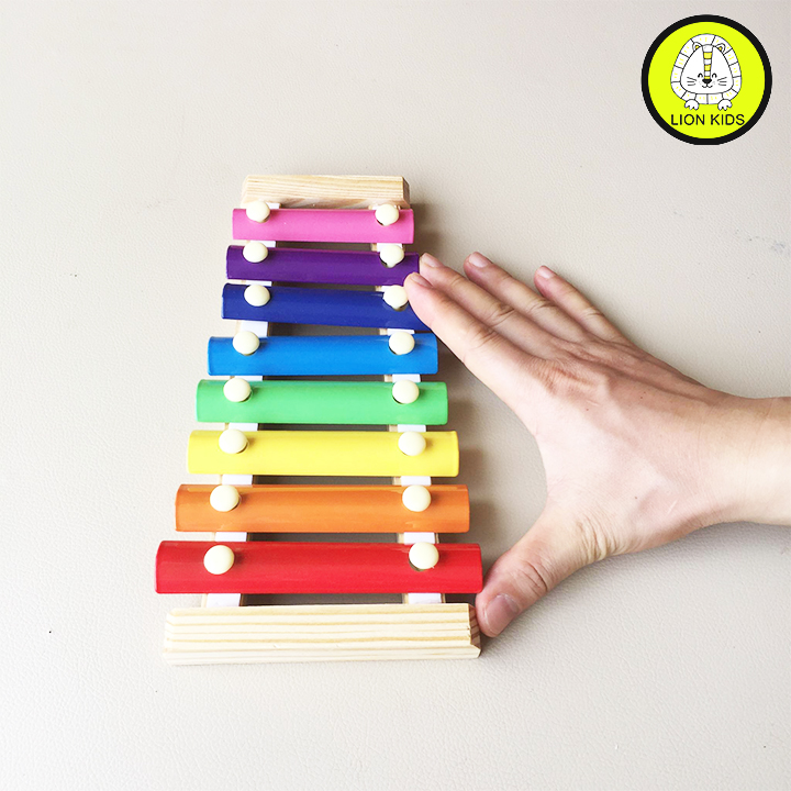 Đồ Chơi Gỗ Đàn Xylophone 8 Thanh Cho Bé