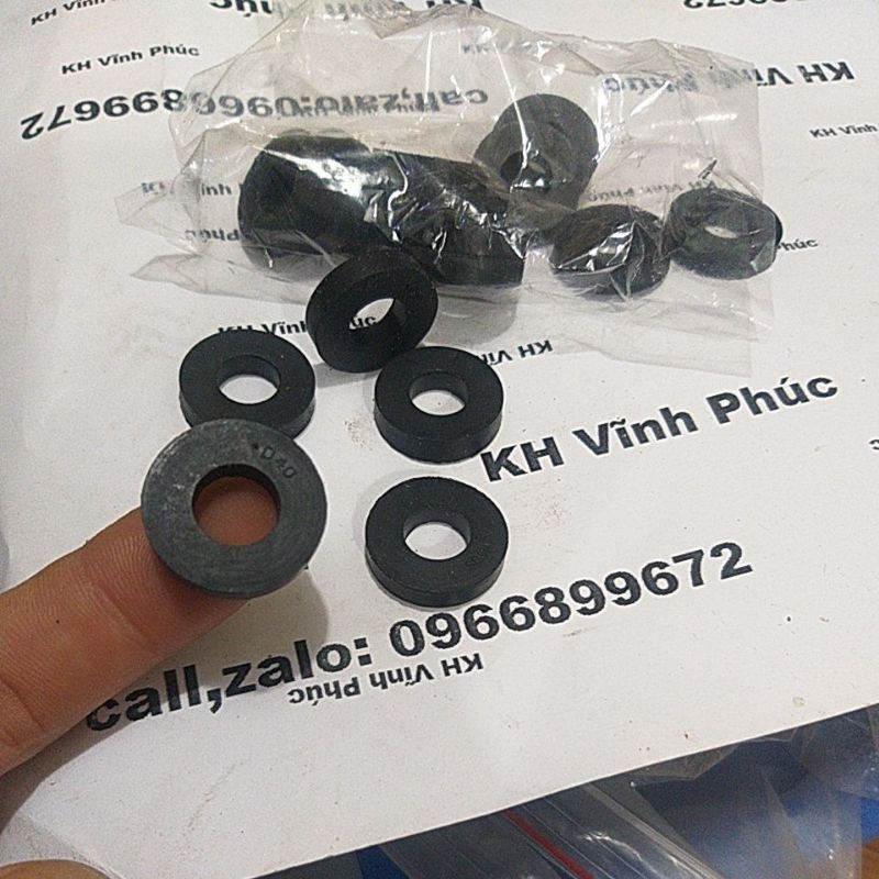 5 cao su đệm nhựa xe máy (5×15,2×22mm Mã D40) (KOP-15%)