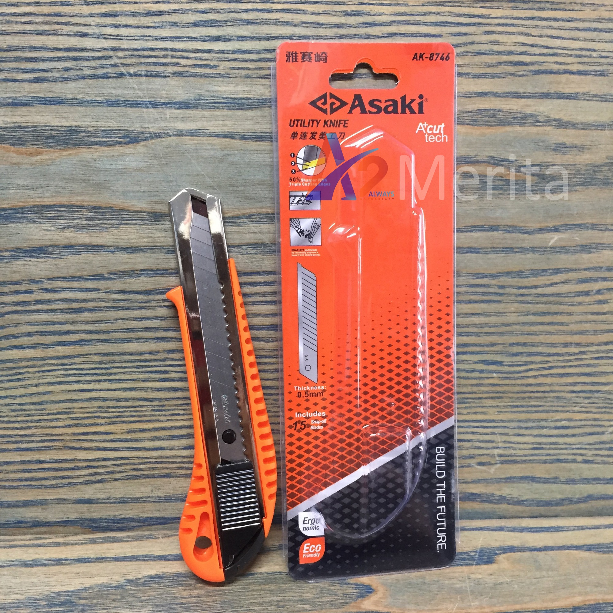 Dao rọc giấy bản lớn asaki ak-8746