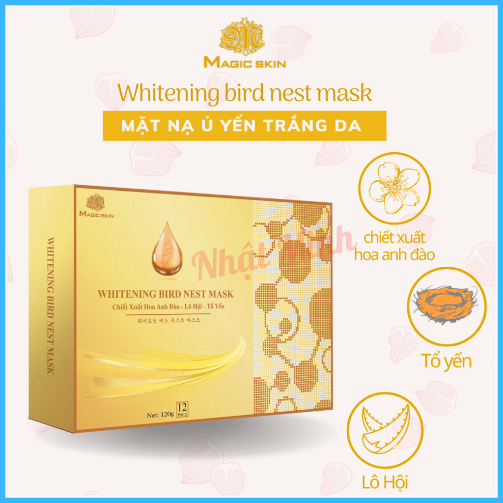 Mặt nạ ủ trắng Magic Skin hộp 12 gói