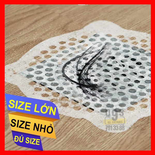 Combo 30 Miếng Dán Chặn Rác Nhà Bếp Nhà Vệ Sinh Túi Lọc Rác Thoát Nước Bồn Rửa Chén