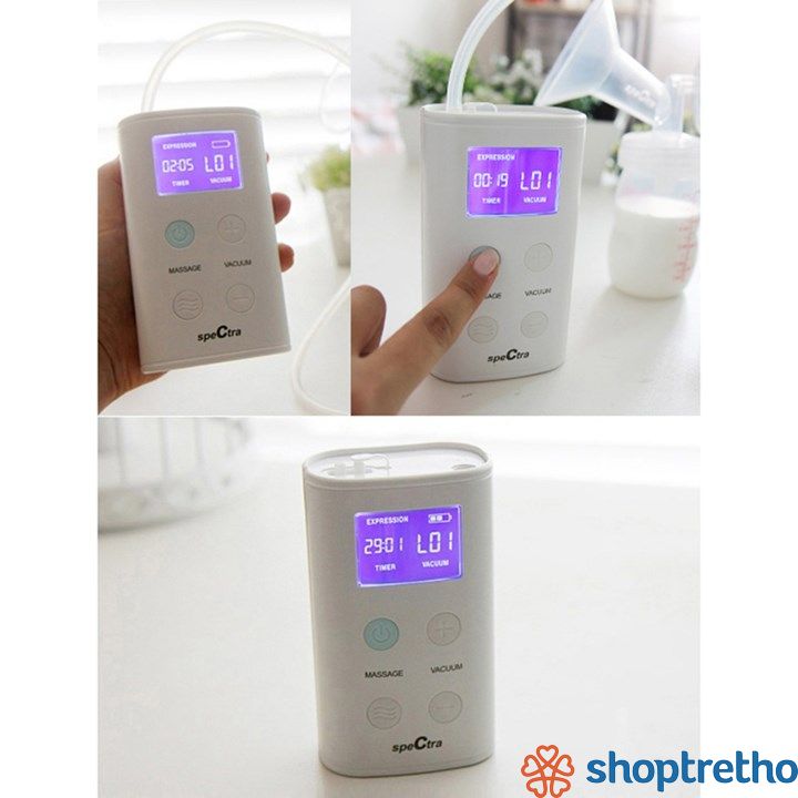Máy hút sữa điện đôi Spectra 9plus Hàn Quốc