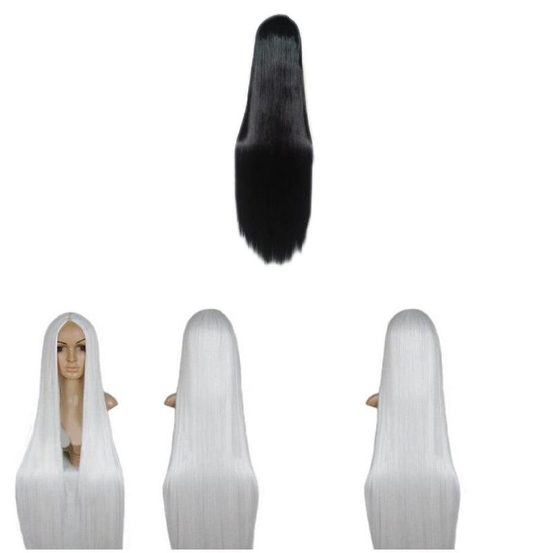 Bộ tóc giả hóa trang kiểu thẳng dài 100cm