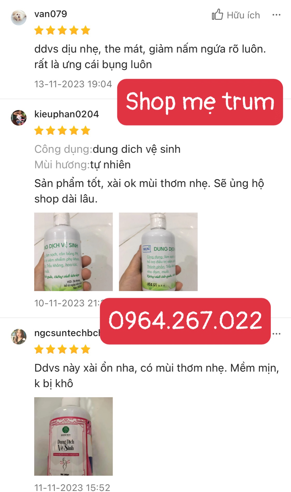 Dung Dịch Vệ Sinh Lá Trầu Không