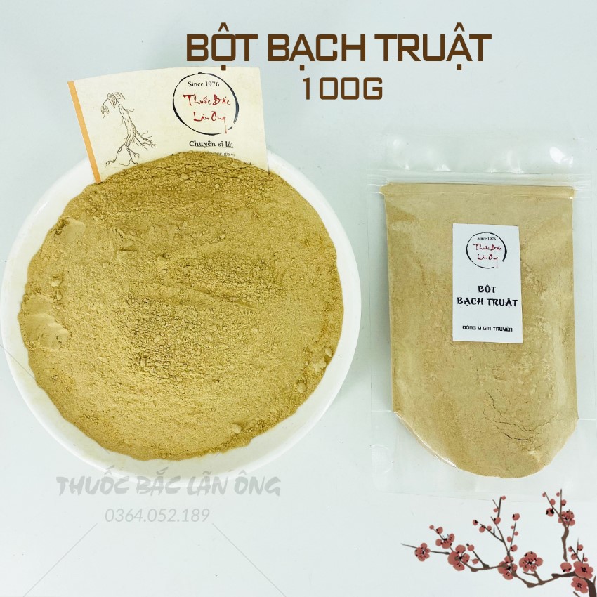 100g Bột Bạch Truật (Bột Bạch Truật Nguyên Chất)