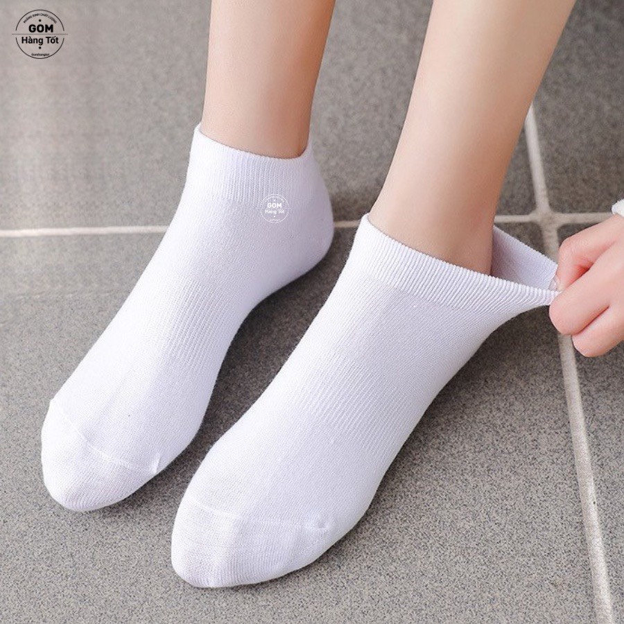 Thời trang  tất lười/tất ngắn cotton nam nữ