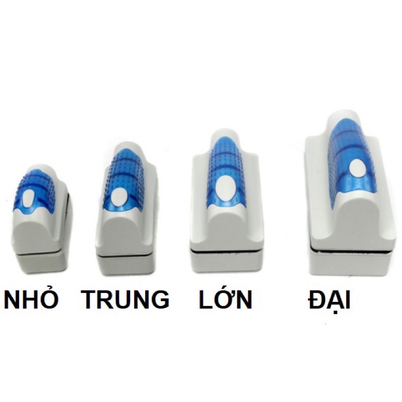 Lau kính hồ cá nam châm - đồ vệ sinh lau kiếng bể cá - dụng cụ cọ bể nam châm